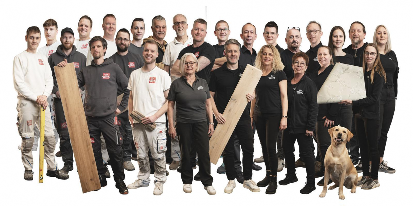 Fachliches Know-how in Hülle und Fülle: Team Tatex steht den Kunden mit Rat und Tat bei ihren Einrichtungsprojekten zur Seite. BILD: Klick/Team Tatex