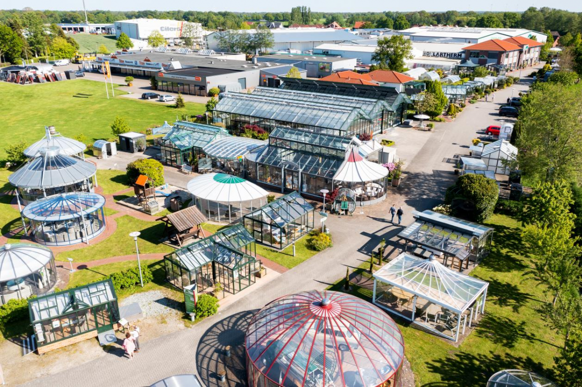 Ein Blick von oben auf die Firma Hoklartherm. Bild: Privat