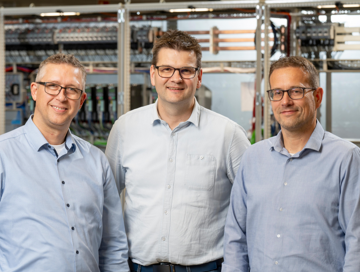 Gleichberechtigte Geschäftsführer sind (v.l.) Walter Bruns, Michael Hanneken und Ralf kleine Stüver. BILD: Högemann GmbH