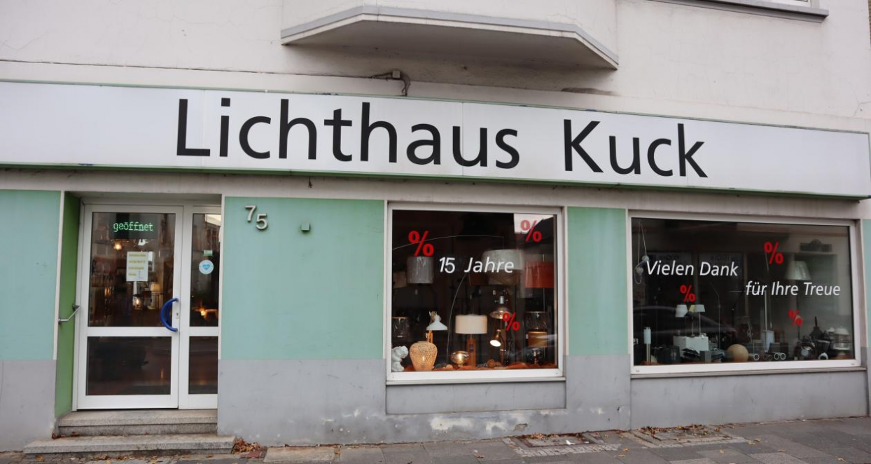 Das Lichthaus Kuck blickt auf 15 Jahre in Nadorst zurück. Bild: Wolfgang Wittig