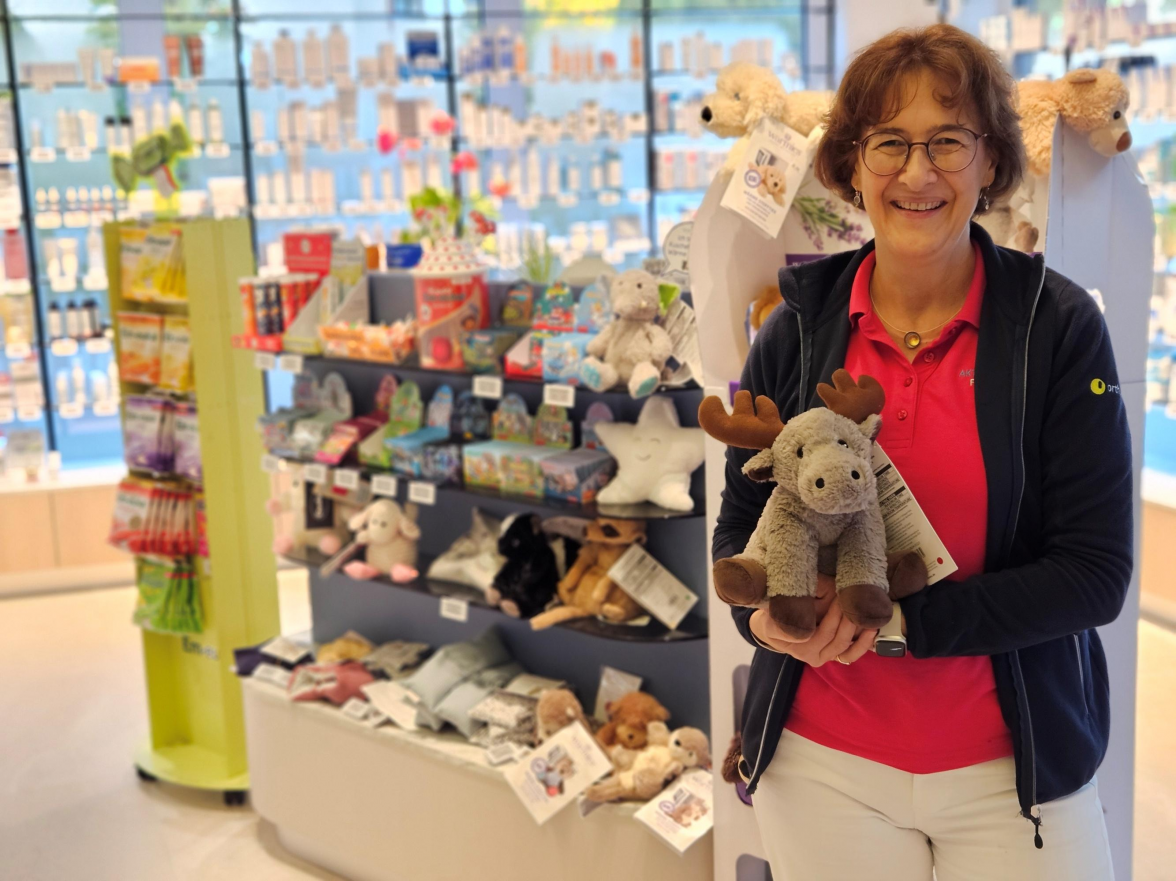 Einfach kuschelig sind die Warmies, die sich auch hervorragend als Geschenk eignen.