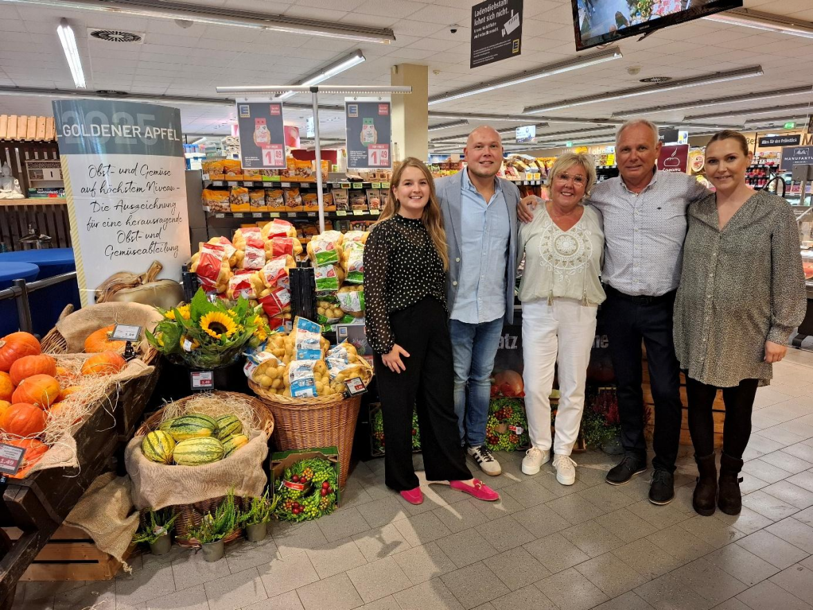 Familienunternehmen Tiemann mit Julia und Nico Tiemann (v.l.), Bettina und Rainer Tiemann, Christin Tiemann. Bild: Hildburg Brunken