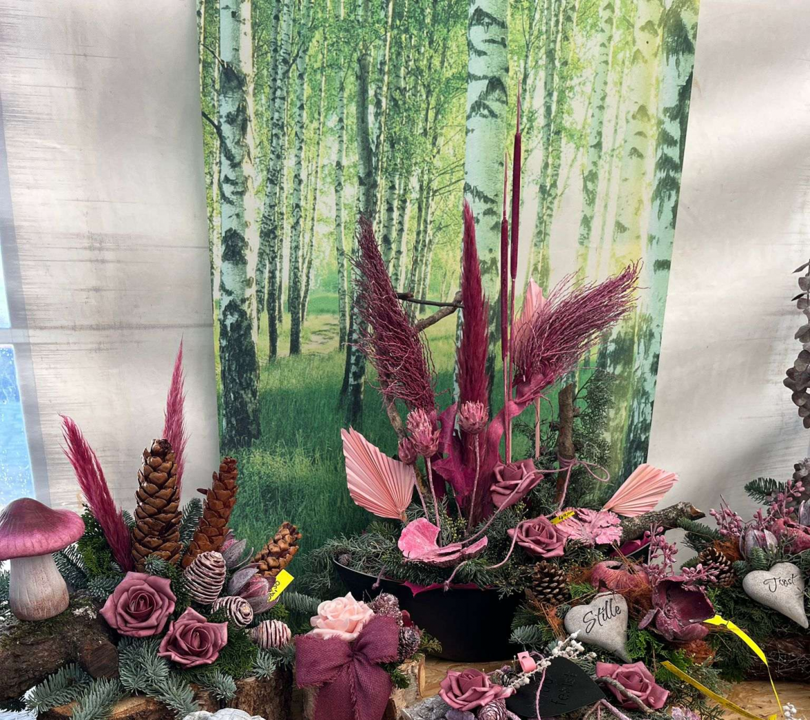 Neue Ideen und Farbe für die Grabgestaltung. Bild: Privat