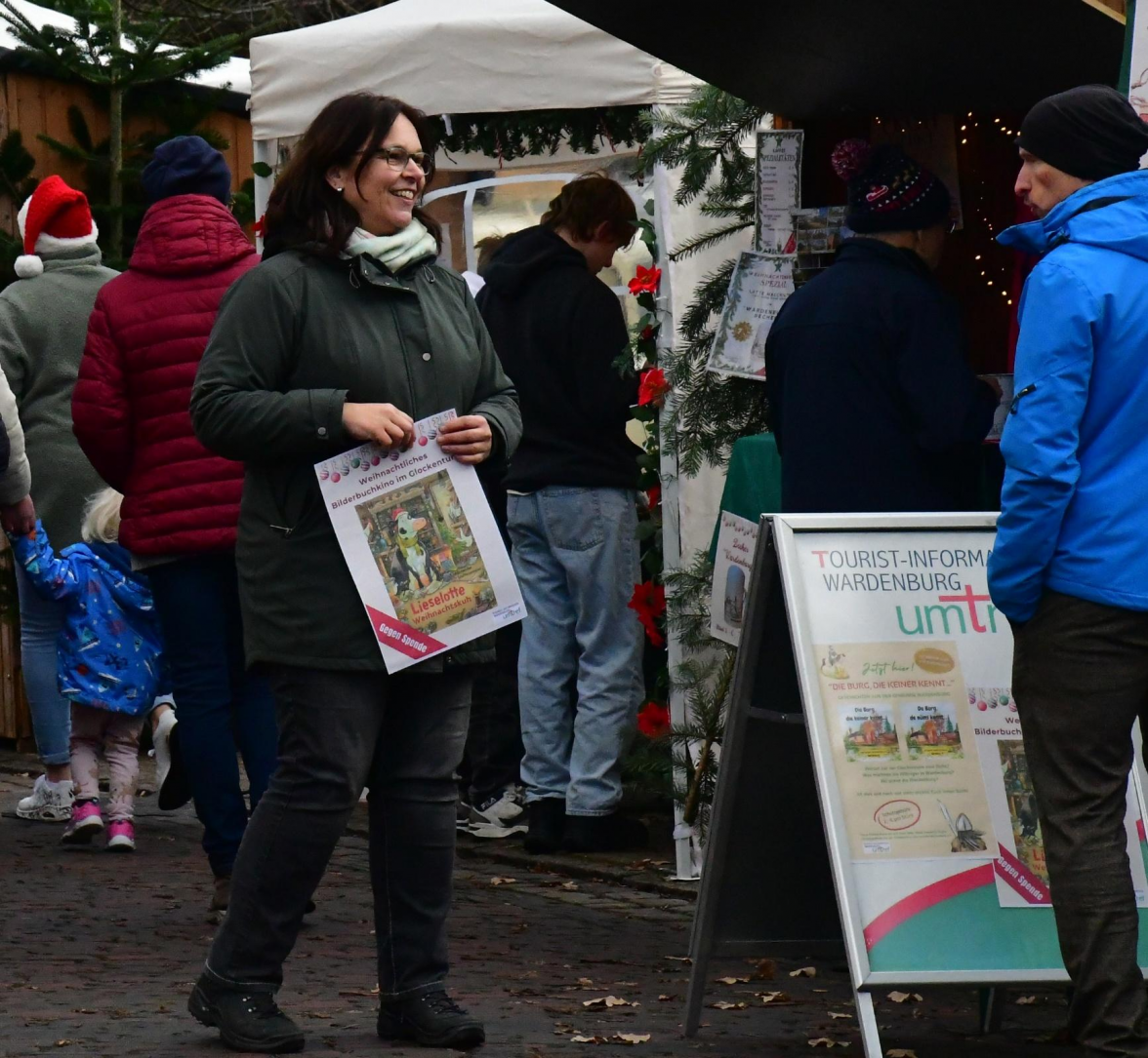 Die Vorsitzende der Touristinformation “umtref“, Andrea Klarmann, informierte über die Arbeit. BILD: Peter Kratzmann