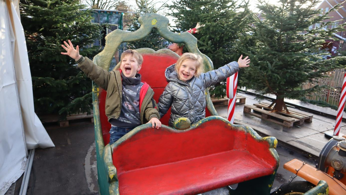 Walter und Anna waren von der „Magischen Winterreise“ begeistert. Bild: Wolfgang Wittig