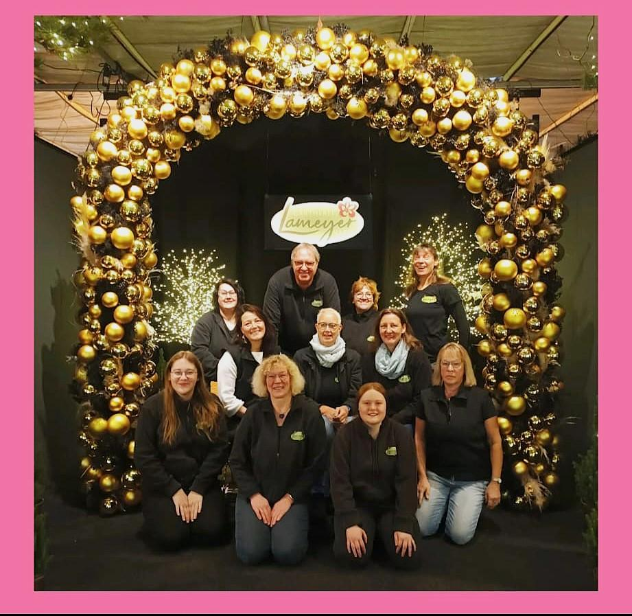 Das fachkompetente Team der Gärtnerei Bernd Lameyer in Varel. Bild Privat