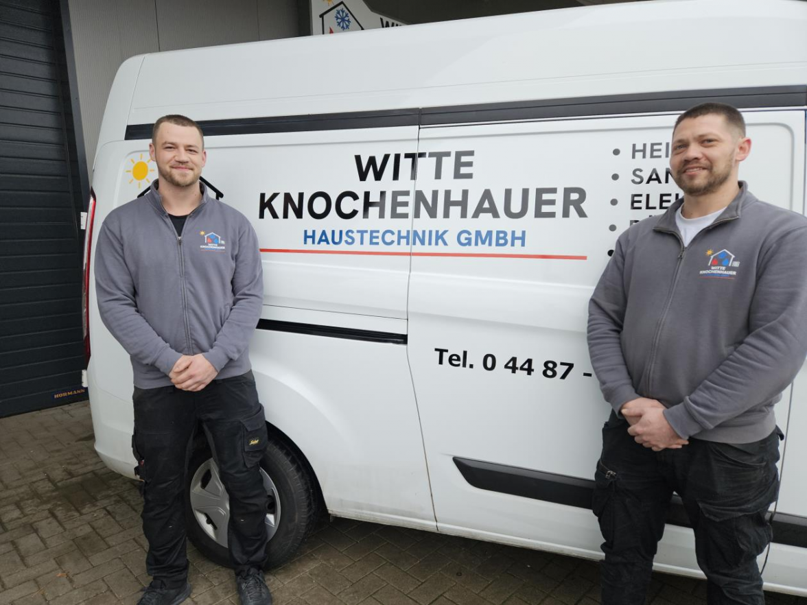 Die beiden Inhaber Lukas Witte (links) und Sebastian Knochenhauer. Bild: Melanie Jülisch