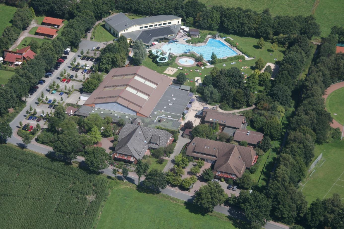 Luftaufnahme der Mutter-Vater-Kind-Klinik. Bild: MVKK