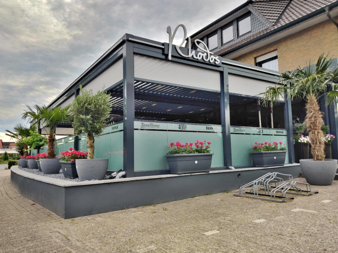 Das Restaurant Rhodos im Herzen Wiefelstedes freut sich auf seine Gäste. Foto: Kerstin Berndt