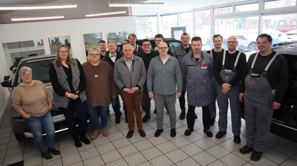 Das erfolgreiche und zuverlässige Team von Citroen Mönnich. Fotos: Wolfgang Wittig