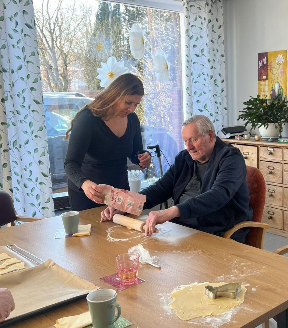 Bei gemeinsamen Aktivitäten kommt auch der Spaß nicht zu kurz. Bild: SANITAS