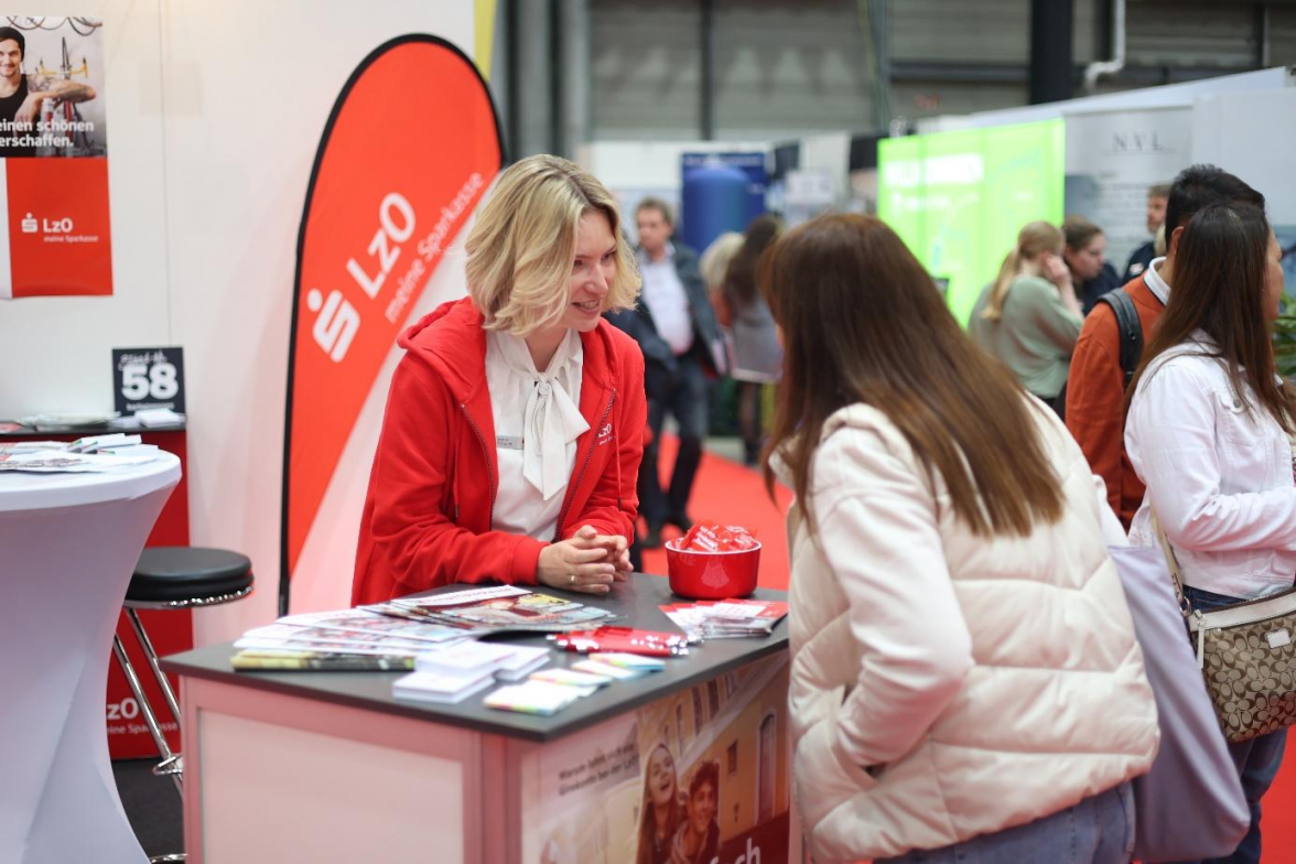 Auf der jobmesse geht es um Themen wie Bewerbung, Berufsorientierung, Karriereplanung und die Veränderungen in der Arbeitswelt. BILD: BARLAG