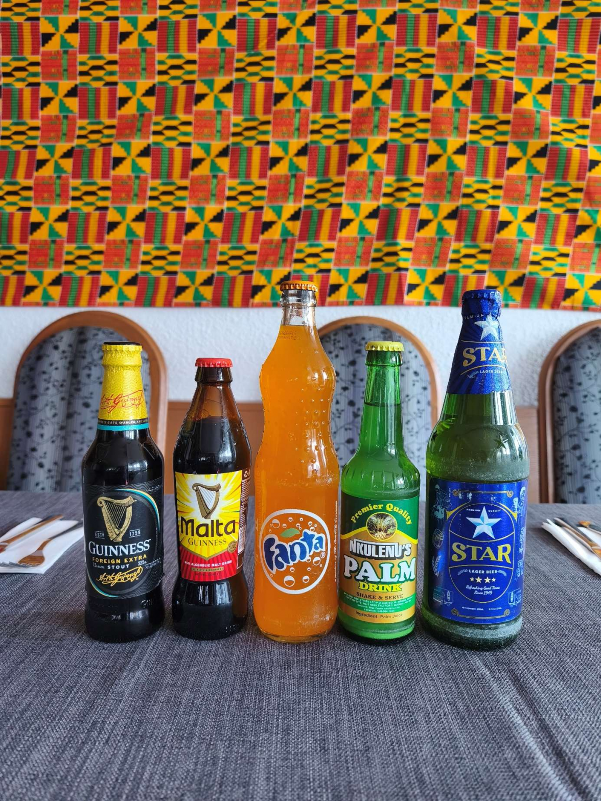 Auch bei den Getränken spiegelt sich der afrikanische Kontinent wider.