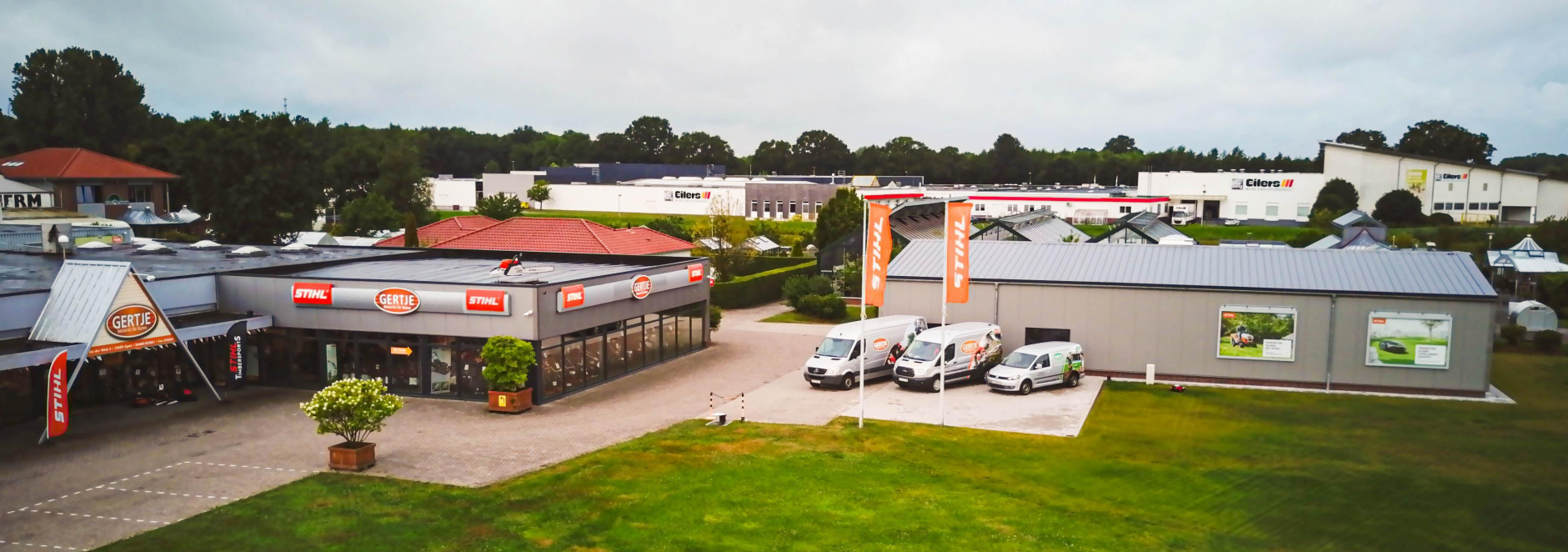 Außenansicht des Firmengebäudes Gertje. Bild: privat