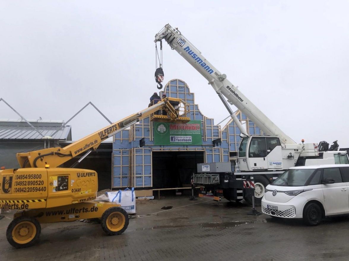 Auch die Fischerei-Genossenschaft Neuharlingersiel wurde von Meyerholz gebaut. BILD: Meyerholz