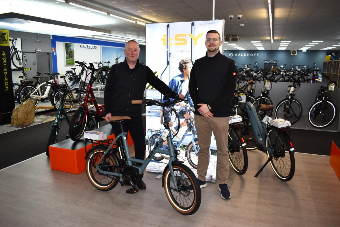 In„Stefans Fahrradshop“ werden im Rahmen der „Schnuppertage“ die neuesten E-Bikes präsentiert. Bild: Frank Brüling