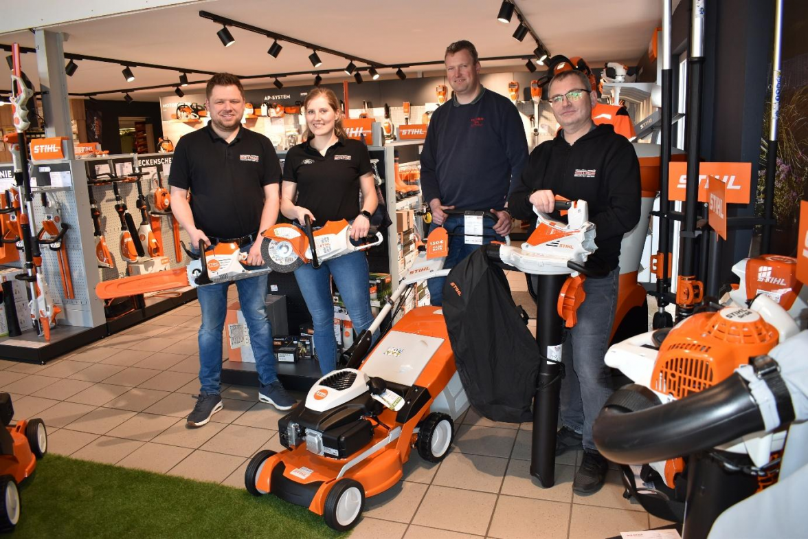 Bei Koch & Willms liegen kleine und große Gartengeräte und Landmaschinen im Fokus. Bild: Frank Brüling