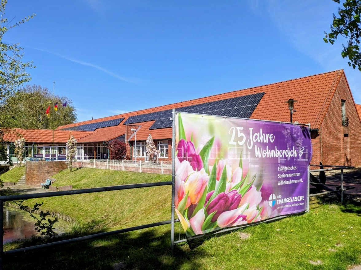 Vor einem Vierteljahrhundert wurde das Evangelische Seniorenzentrum um den Wohnbereich 3 erweitert. BILD: Walburg Dittrich