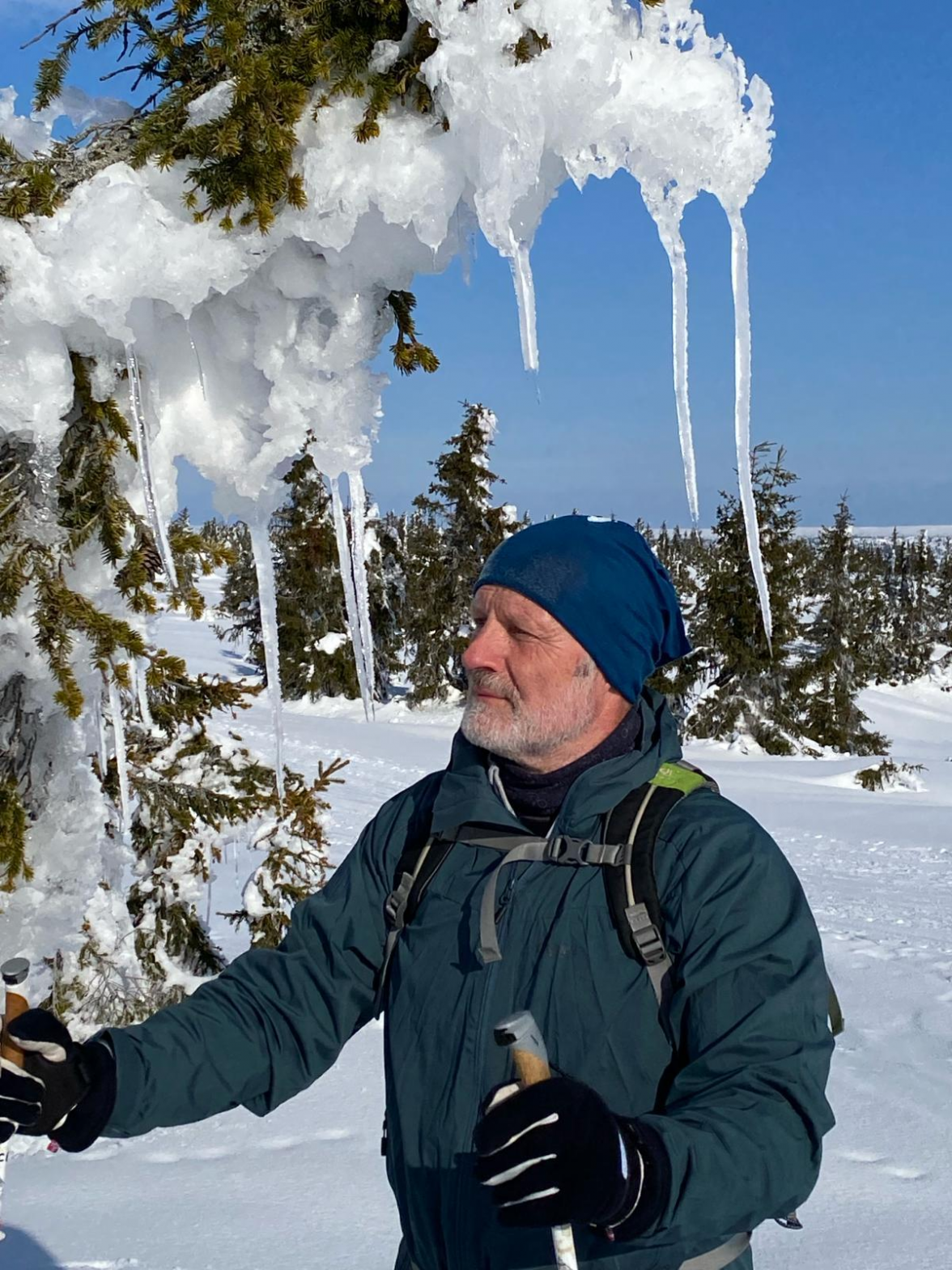 Fühlt sich im Schnee richtig wohl: Christoph Böckermann.