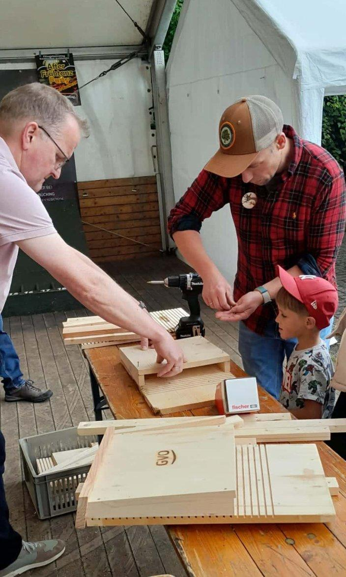 Kinder können am Samstag kostenlos Nistkästen für Vögel und Fledermäuse bauen. Bild: Schützenverein Aschhause e.V.