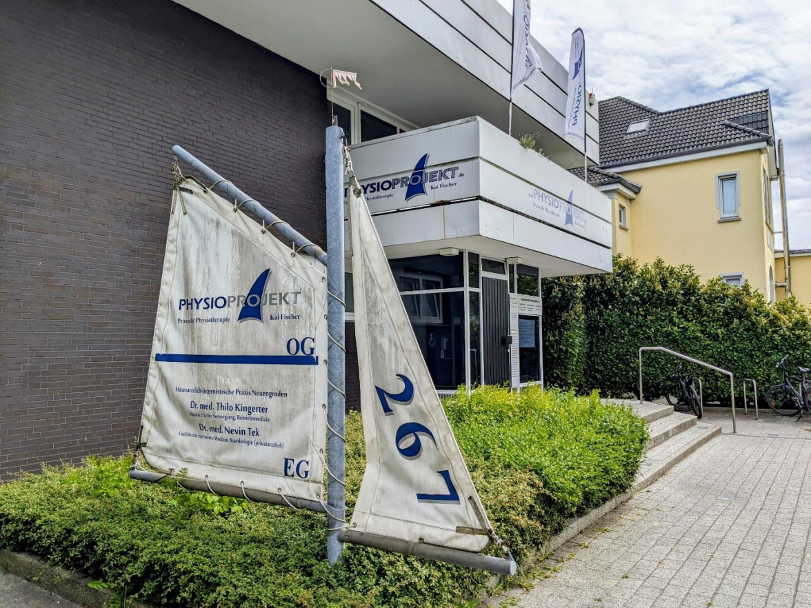 Freiligrathstraße 267 - im Erdgeschoss befindet sich die hausärztliche Gemeinschaftspraxis. BILD: Walburg Dittrich