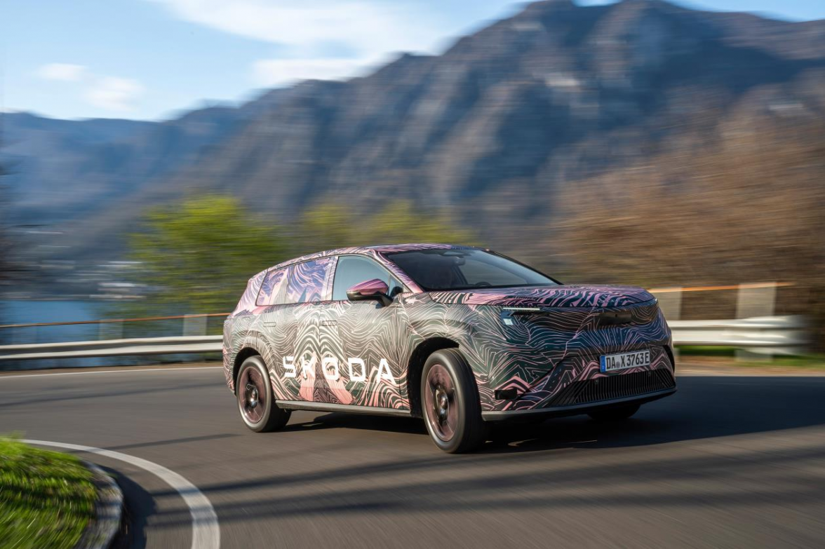 Der größte SUV von Škoda, den es je gab: der neue Peaq, der sich als Siebensitzer auch hervorragend für Familien eignet.   Bild: Škoda