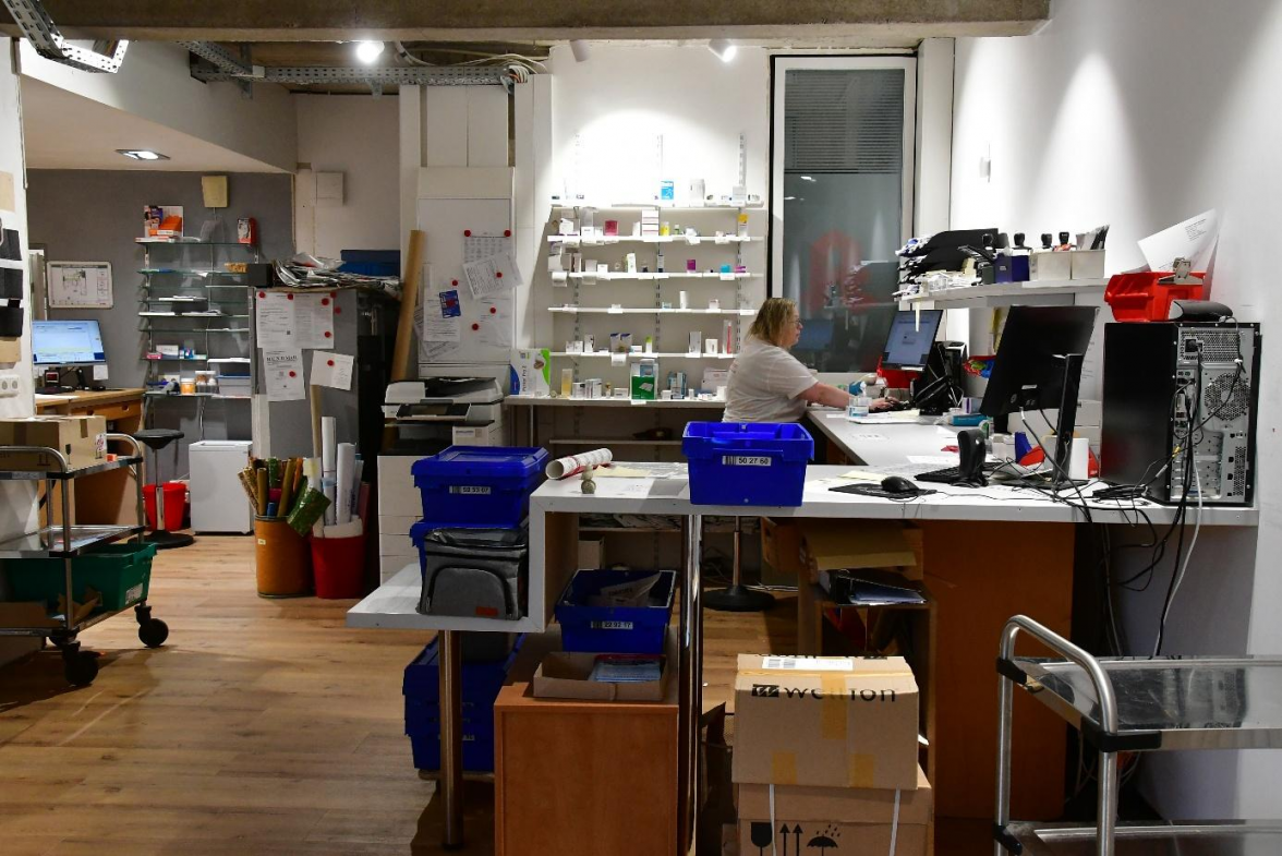 Im laufenden Betrieb wurde das Gesundheitshaus saniert und modernisiert. BILD: Peter Kratzmann