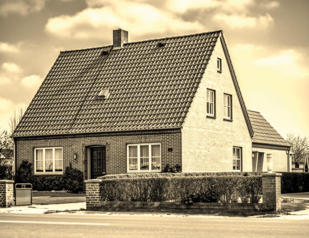 In dem Haus seiner Eltern begannen für Karl-Heinz Gerken 1976 die ersten Schritte in den Außendienst. Bild: Privat