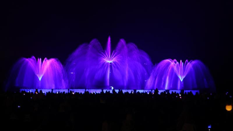Bei der Jader Wasserwand wird der Sportplatz am 2. und 3. Oktober zur großen Showbühne. BILD: Archiv