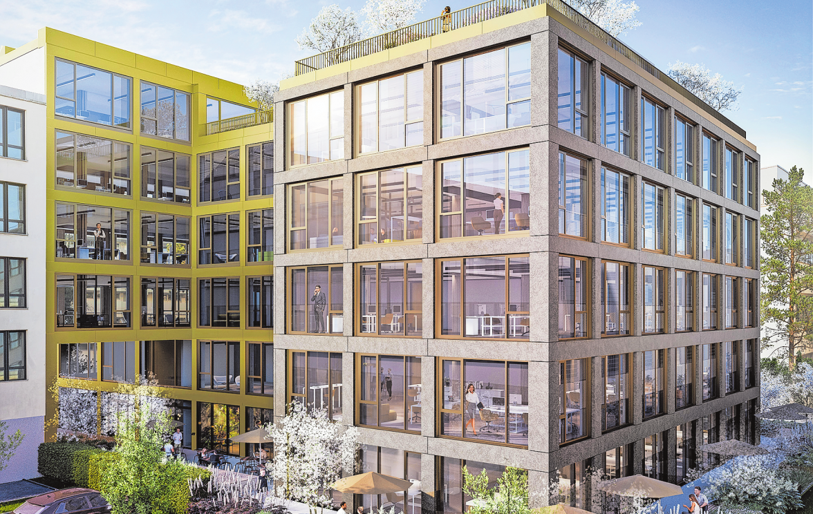 BODENTIEFE FENSTER LASSEN VIEL LICHT INS INNERE. ILLUSTRATIONEN: FORM 3D