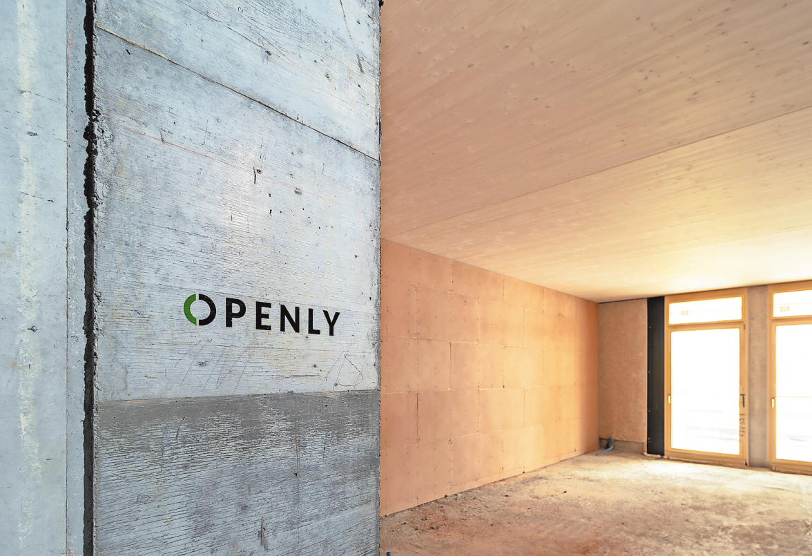 GEBOT DER STUNDE: NATÜRLICH WOHNEN. ZUM BEISPIEL IM WOHL GRÖSSTEN HANFBETONHAUS EUROPAS. FOTO: OPENLY SYSTEMS AG, ALTSTÄTTEN