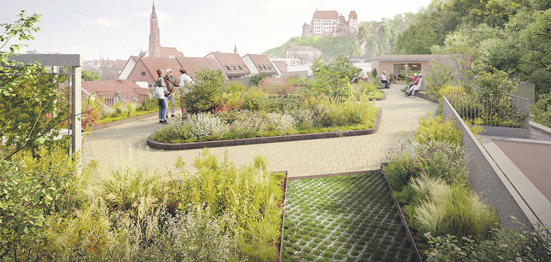 © ECKPFEILER Immobilien Gruppe, Dachgarten Kupfereck, Visualisierer: Jonas Bloch