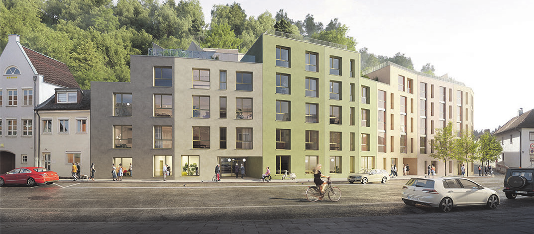 © ECKPFEILER Immobilien Gruppe, Fassade Kupfereck, Visualisierer: Jonas Bloch