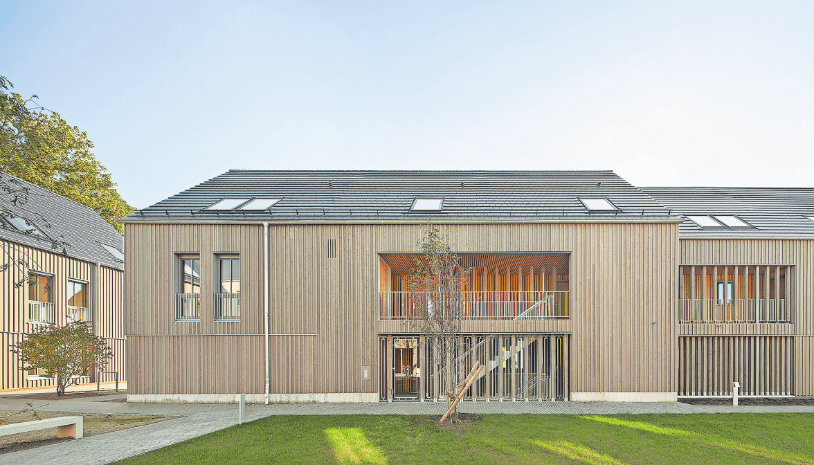 AUSGEZEICHNET MIT DEM DEUTSCHEN ARCHITEKTURPREIS 2023 WURDE AUCH DIE HOLZBAUWOHNANLAGE IN NÜRNBERG VON KÖPPEN RUMETSCH ARCHITEKTEN. FOTO: ANASTASIA HERMANN