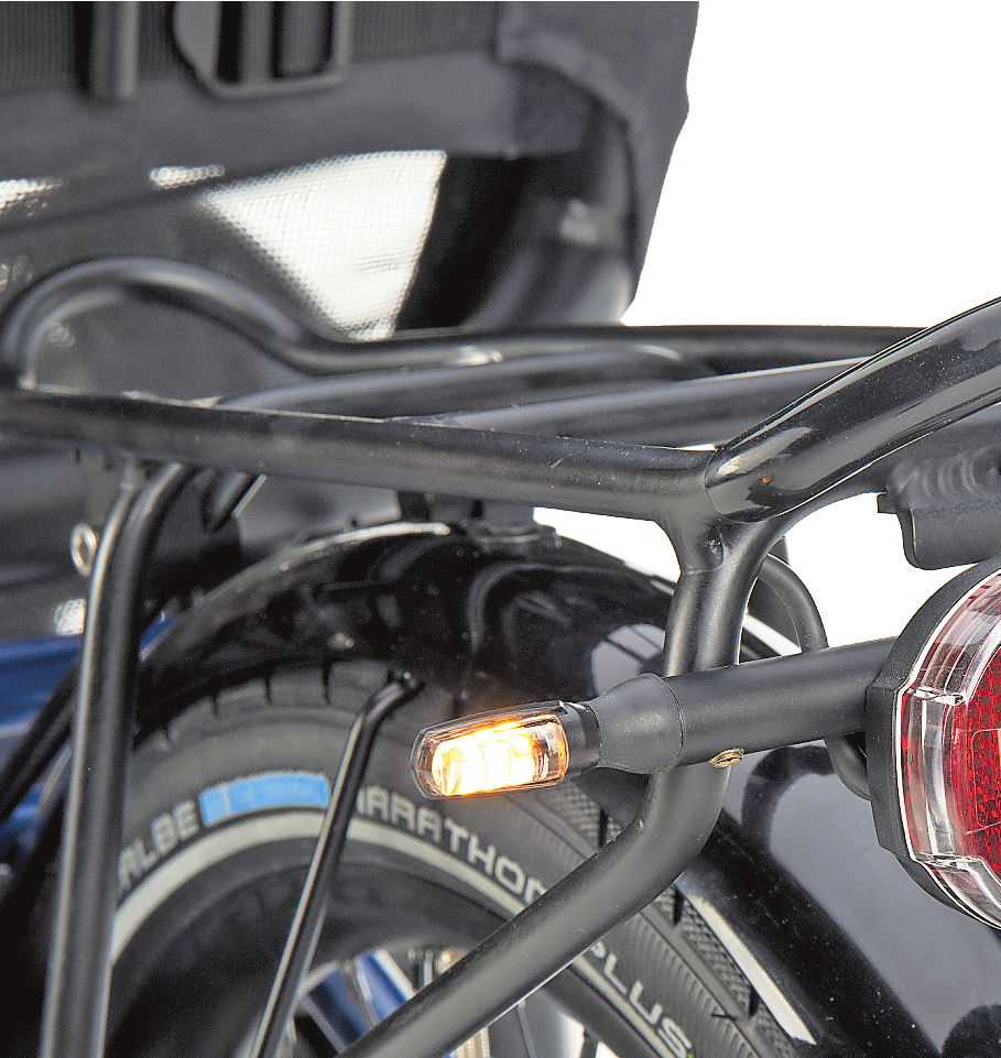 Schon im Einsatz: das WingBling-Blinksystem für Liegeräder. Foto: HP Velotec