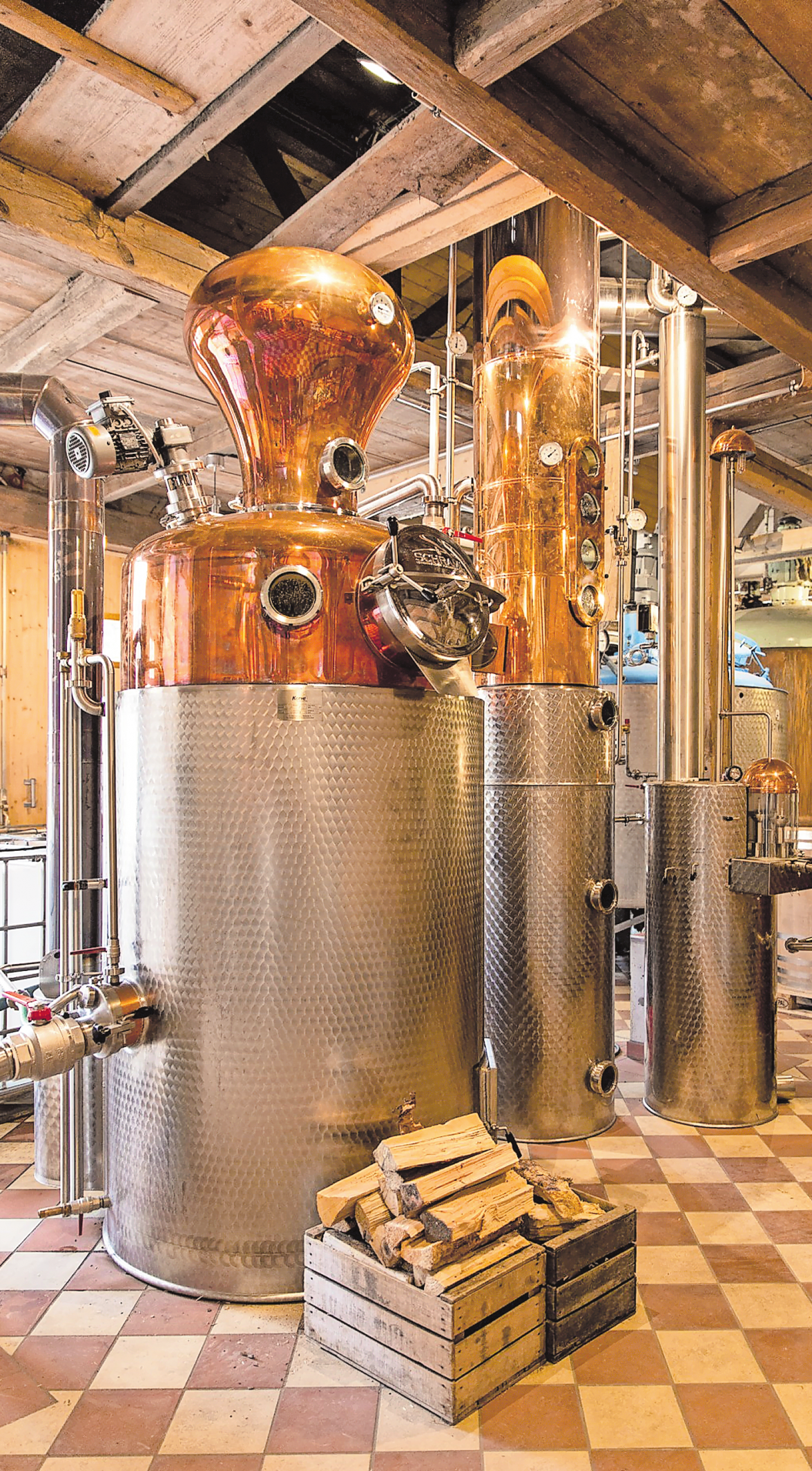 Das Herzstück der Whisky-Herstellung - die Destille.