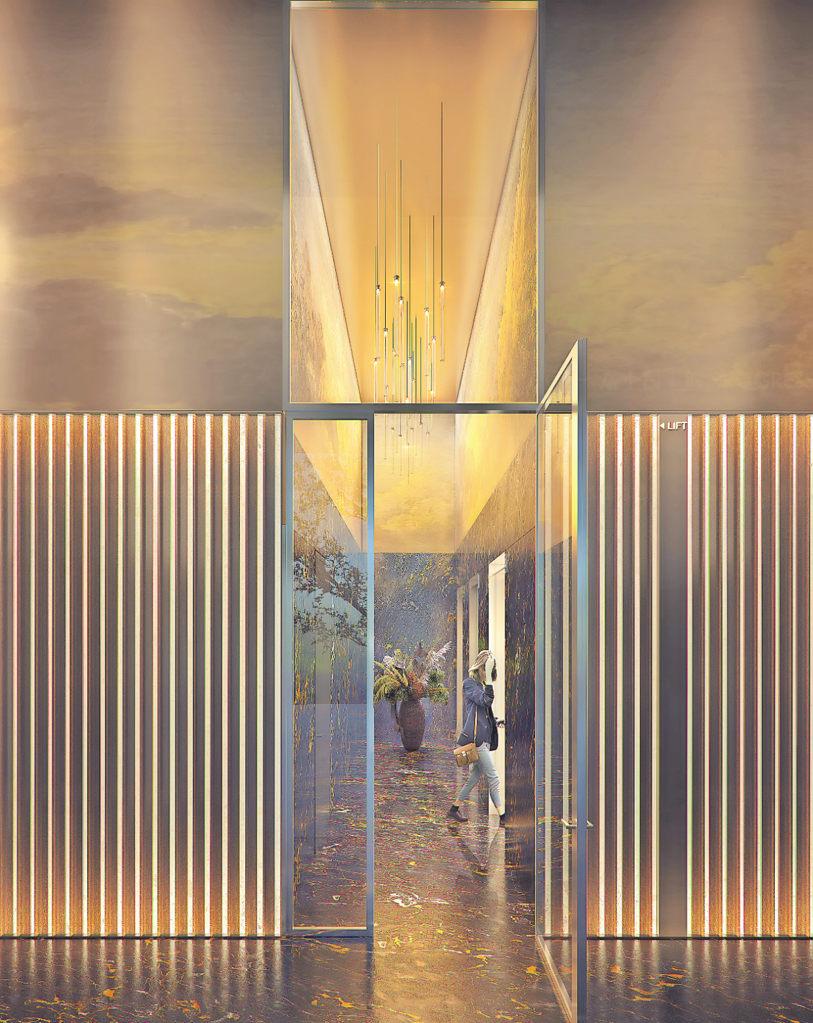 MODERNSTE ARCHITEKTUR LOCKT AUCH IM INNEREN DES BAAN TOWER. FOTO: ATCHAIN