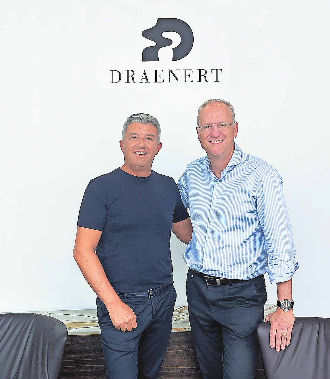 SEIT ÜBER 20 JAHREN ARBEITEN PATRIC DRAENERT UND GINO CAROLLO SCHON ZUSAMMEN.