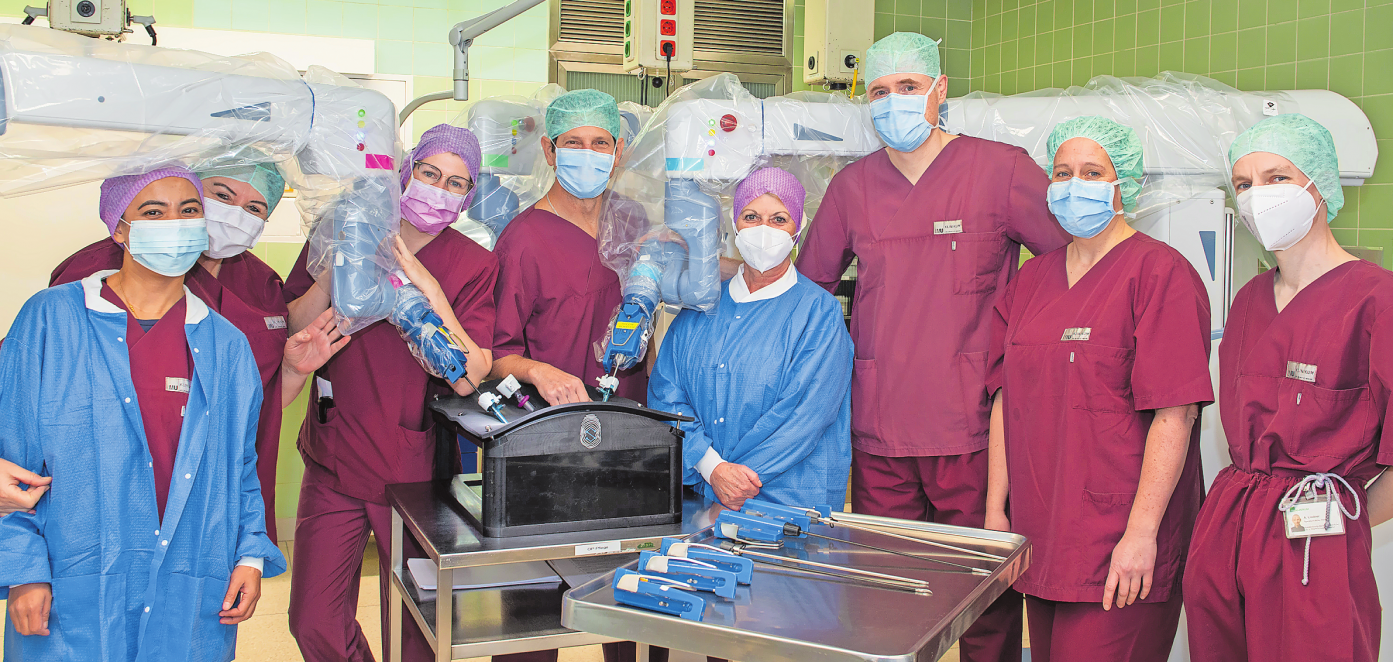 Mit dem „Roboter“ sind im Prinzip alle OPs möglich, die sonst minimal-invasiv durchgeführt werden. Foto: LMU Klinikum München