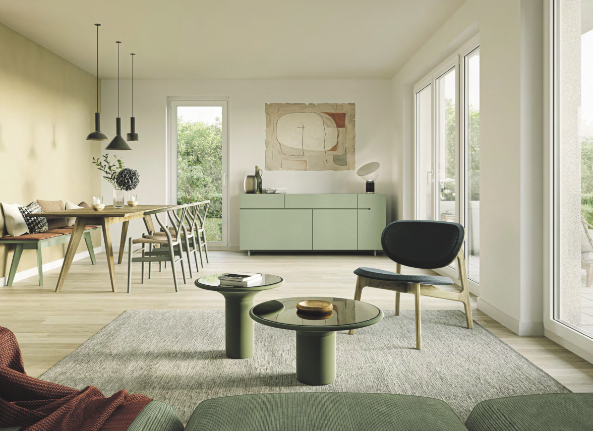 Der Wohnungsmix bietet eine breite Auswahl an 48 Eigentumswohnungen mit 2 bis 4 Zimmern von etwa 42 bis 103 Quadratmetern Wohnfläche. Die Hälfte der Wohnungen ist barrierefrei konzipiert. Ob für Singles, Paare oder Familien mit Kindern: Im LIVING PARK ASCHHEIM findet jede Generation ein schönes Zuhause oder eine solide Kapitalanlage.