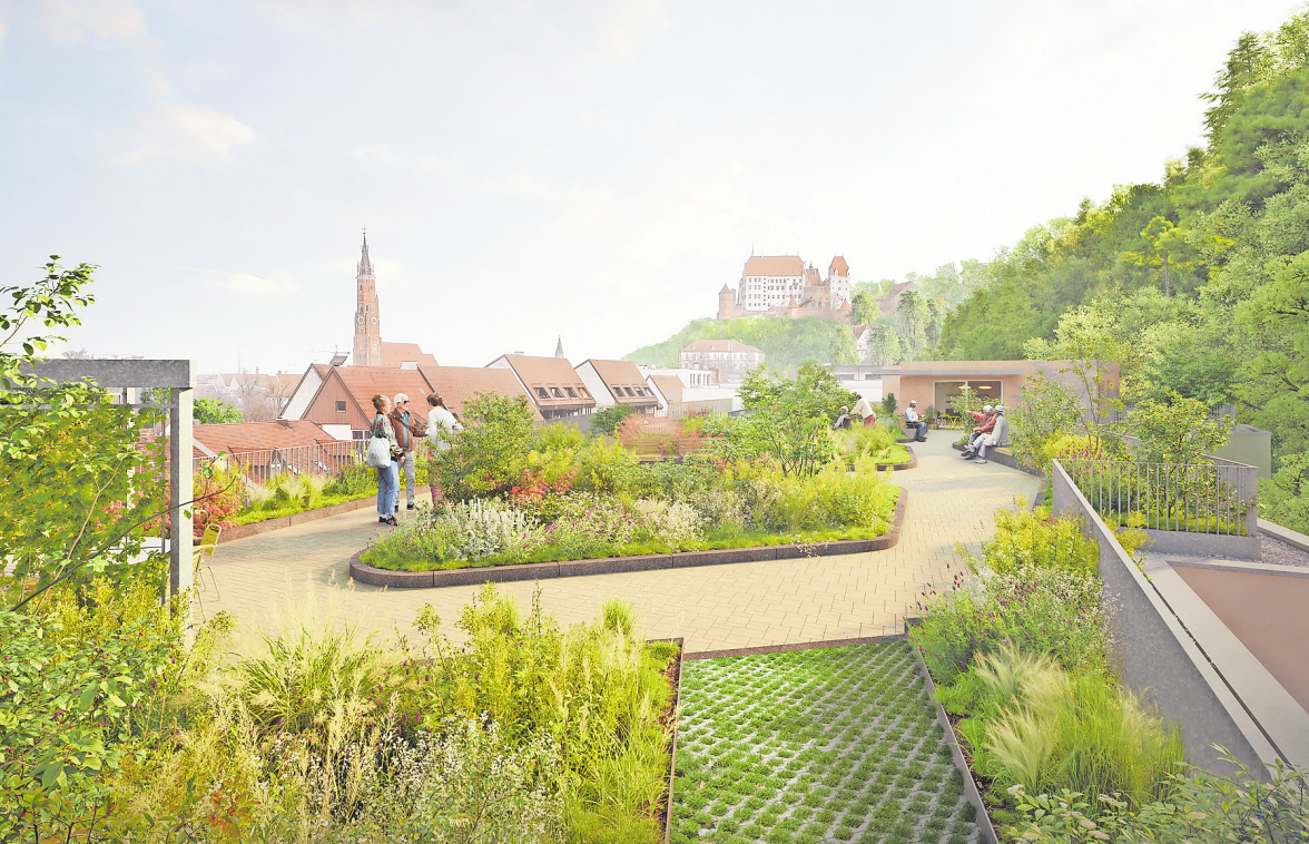 DIE DACHTERRASSE IST EINES DER HIGHLIGHTS DES NEUEN ENSEMBLES.