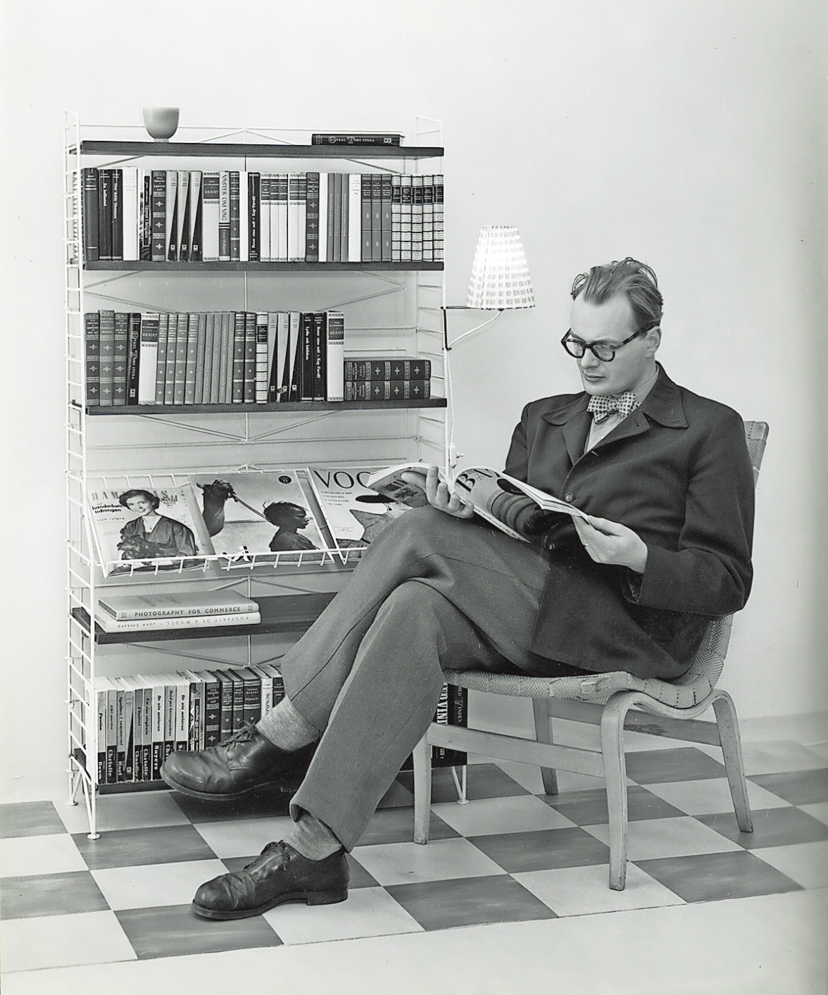 Der schwedische Designer und Architekt Nisse Strinning hat das erste „String“-Regal 1949 zusammen mit seiner Frau für einen Wettbewerb gestaltet. Foto: String Furniture