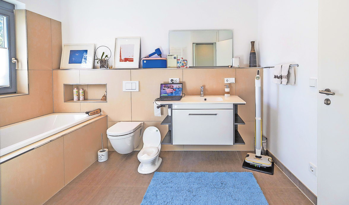 EIN BAD VOLLER NACHHALTIGKEIT MIT REFURBED-PRODUKTEN.