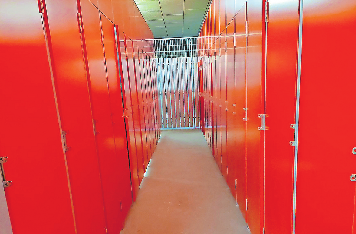 DIE AUFBEWAHRUNGSSCHRÄNKE SIND 24/7 ZUGÄNGLICH. FOTO: SIRIUS OFFICE CENTER