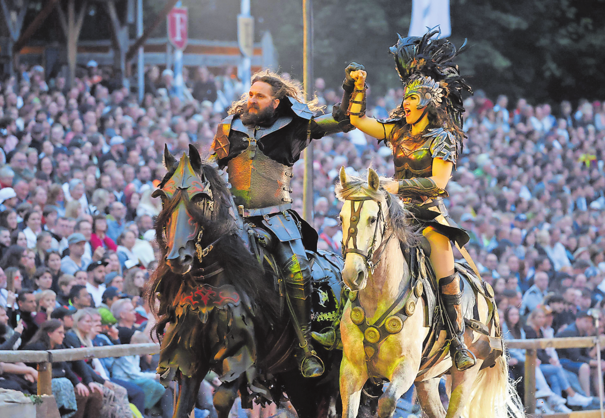 Action auf Schloss Kaltenberg. Foto: Kaltenberger Ritterturnier 2026