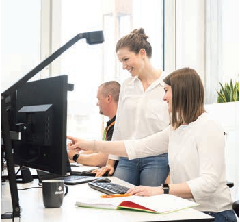  Teamwork im Büro