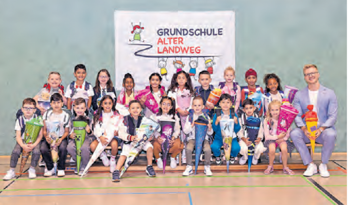 Klasse 1a, Klassenlehrer Hr. Henrik Bergmann