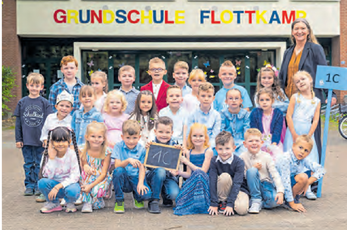 Klasse 1c, Klassenlehrerin Fr. Franka Weise