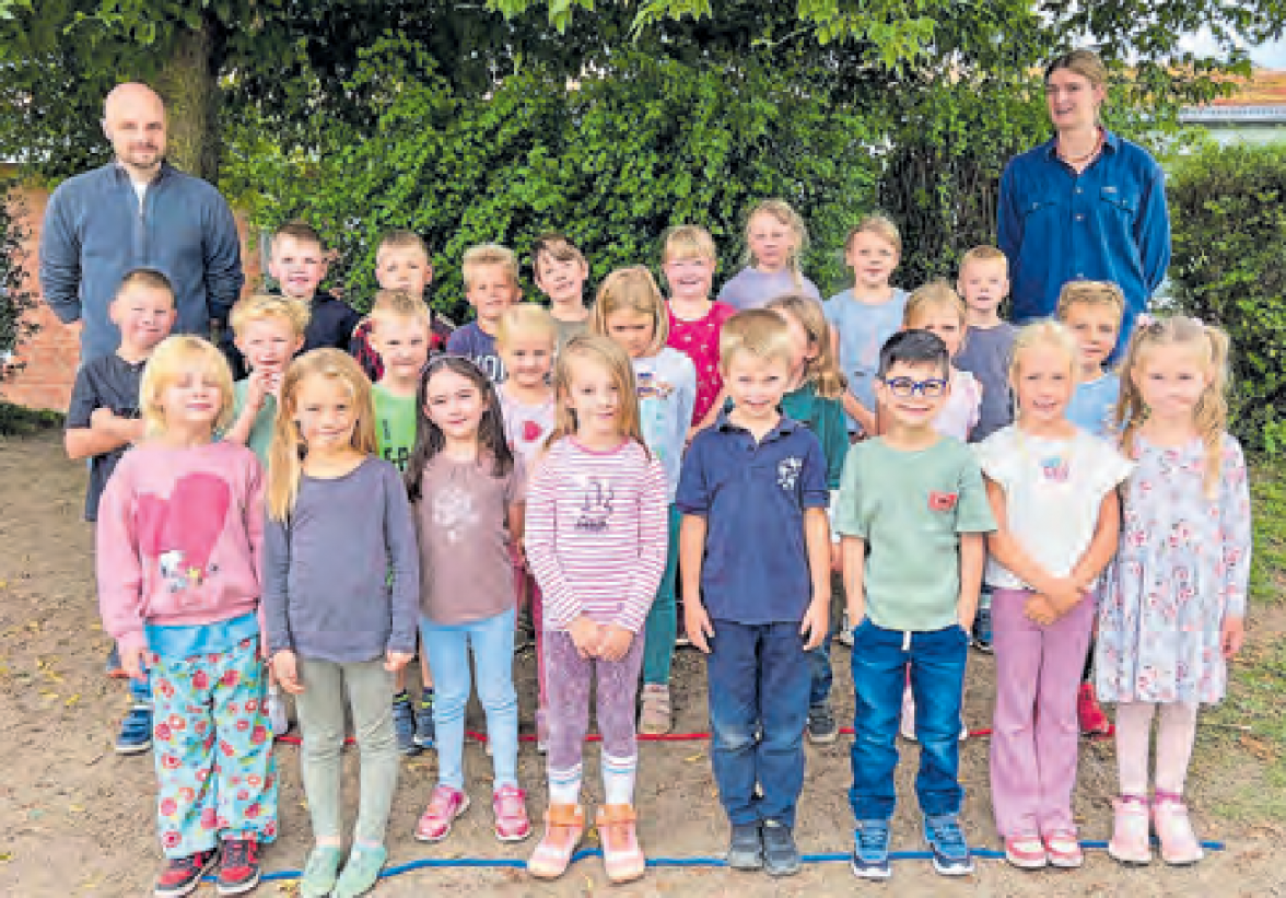 Klasse 1a, Klassenlehrer Hr. Torben Büchner