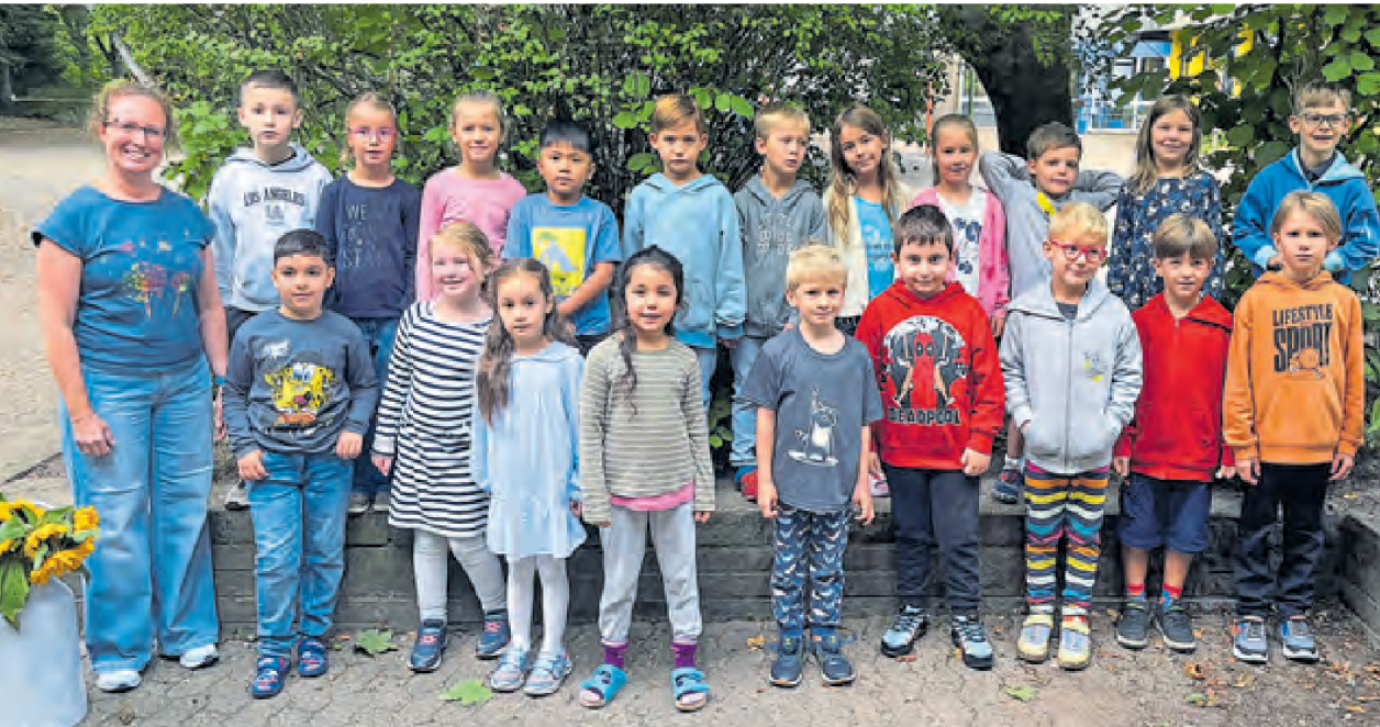 Klasse 1c, Klassenlehrerin Fr. Birte Haensel
